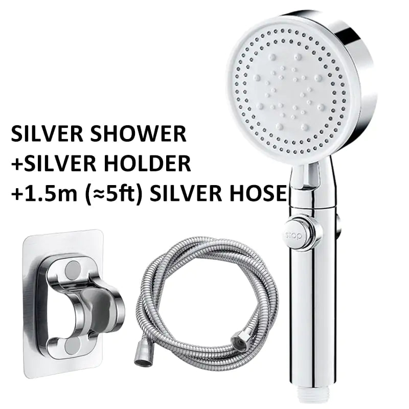 5 Setting Adjustable Pressurized Shower Head