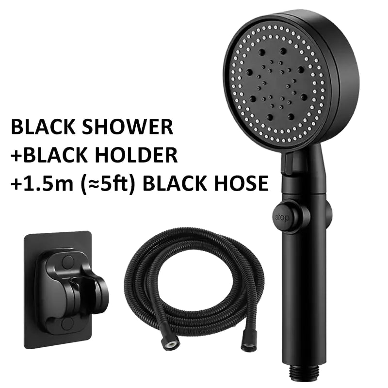 5 Setting Adjustable Pressurized Shower Head