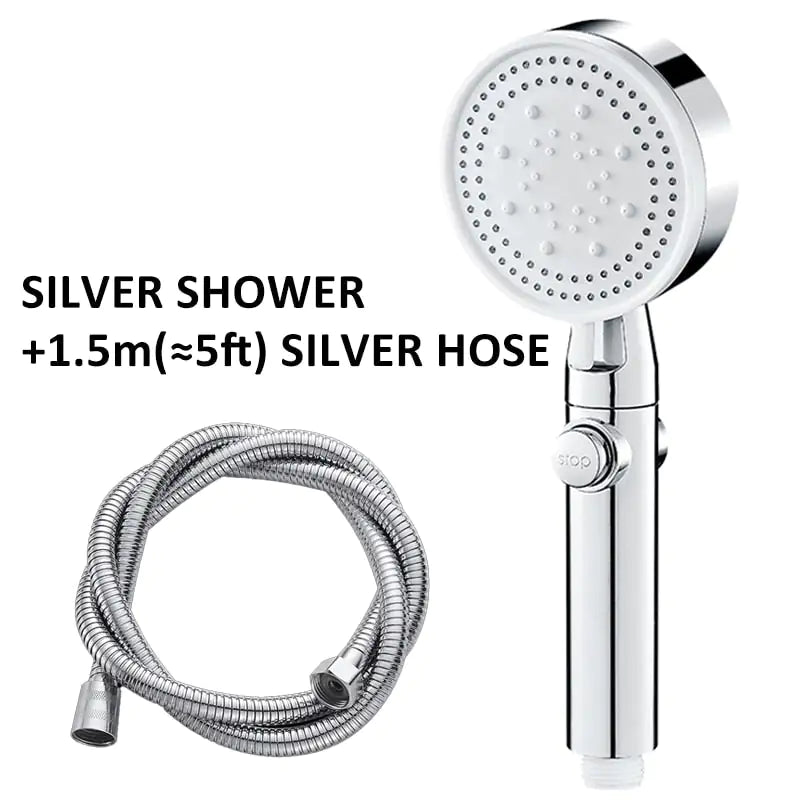 5 Setting Adjustable Pressurized Shower Head