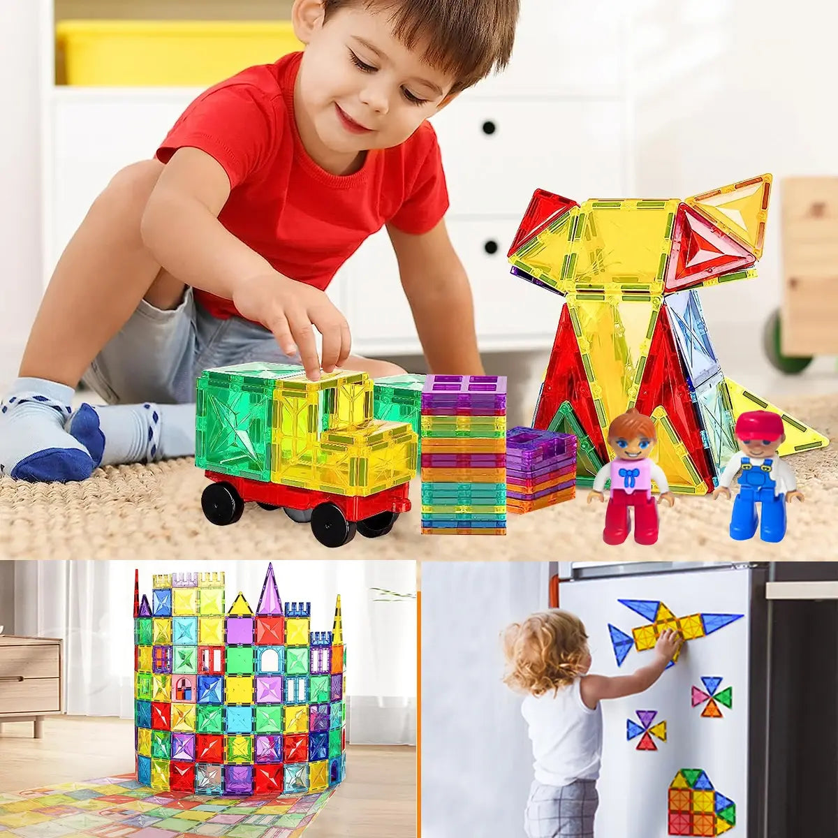 Magnetic Build-a- Blocks Toys For Kids