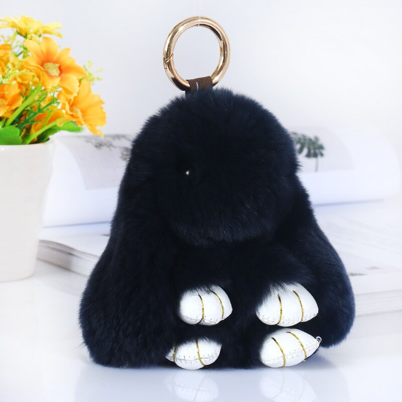 Plush Bunny Pendant Install Dead Rabbit Jewelry Plush Toy Bag Accessories Keychain Pendant Bag Car Pendant Baby ornaments 14cm