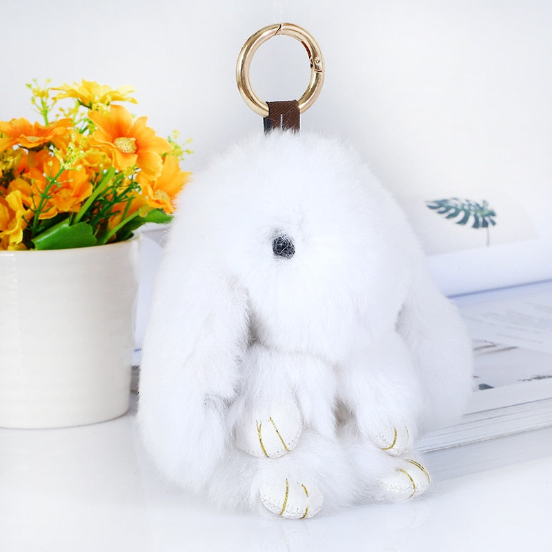 Plush Bunny Pendant Install Dead Rabbit Jewelry Plush Toy Bag Accessories Keychain Pendant Bag Car Pendant Baby ornaments 14cm