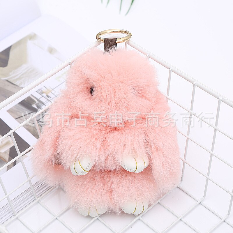 Plush Bunny Pendant Install Dead Rabbit Jewelry Plush Toy Bag Accessories Keychain Pendant Bag Car Pendant Baby ornaments 14cm