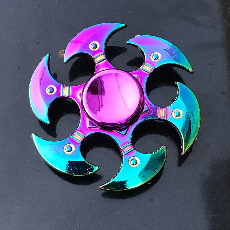 Hand Spinner Office Man Round Gyro Anxiety Relief Stress EDC Focus Finger Toys for Children Spinners