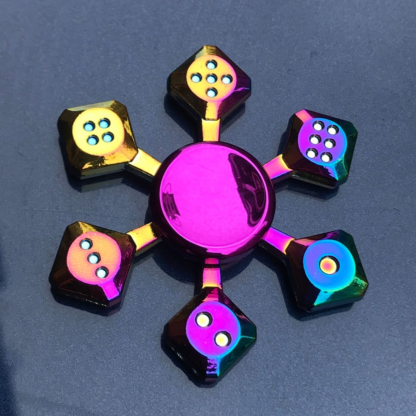 Hand Spinner Office Man Round Gyro Anxiety Relief Stress EDC Focus Finger Toys for Children Spinners