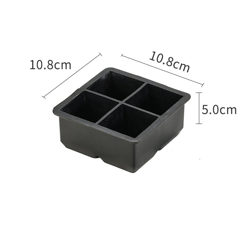 15 Cavity Silicone Ice Tray Ball Maker Form Frozen Mold Ice Cube Popsicle Maker Kitchen Moulds Black