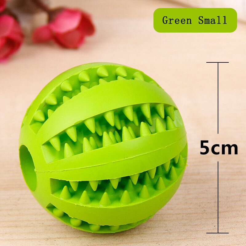 Pet Dog Toys Interactive Extra-tough Teeth Rubber Balls Dog Stuff Puppy Chew Toys For Dog Tooth Clean Ball Funny Pet Products