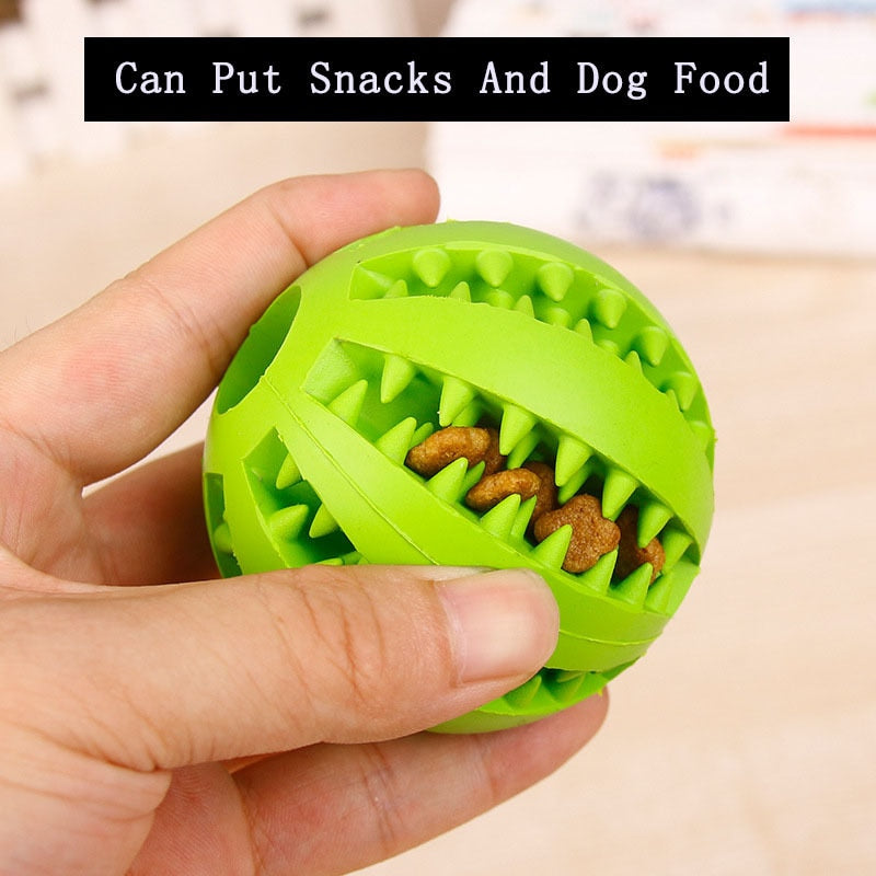 Pet Dog Toys Interactive Extra-tough Teeth Rubber Balls Dog Stuff Puppy Chew Toys For Dog Tooth Clean Ball Funny Pet Products