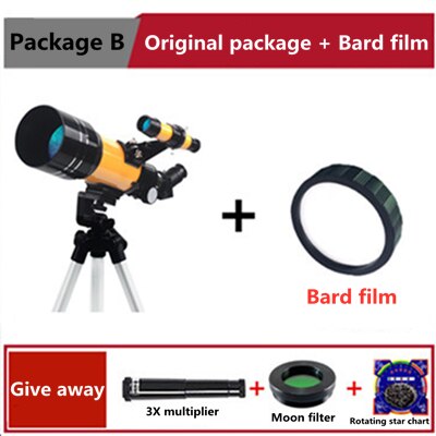 Hot-selling 70300 astronomical telescope high-quality professional stargazing high-definition high-power telescope