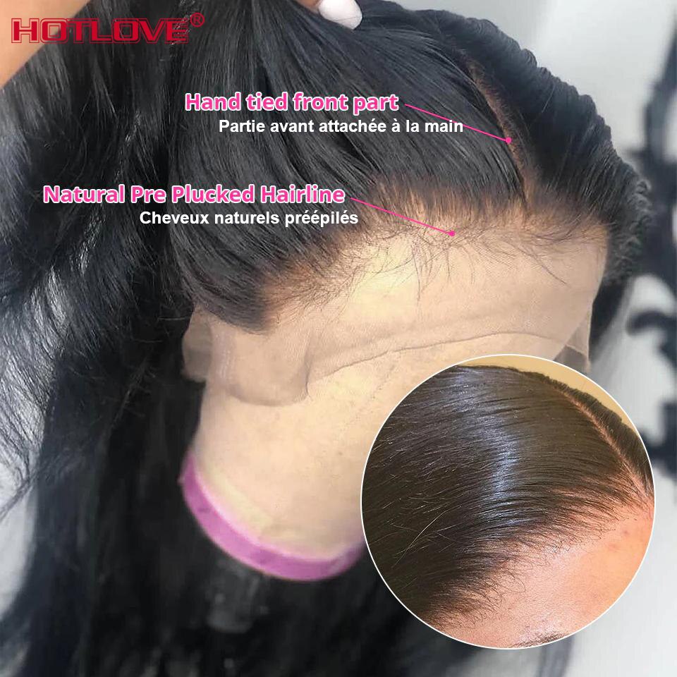 13x6 Lace Front Human Hair Wigs For Black Women 150% Density Brazilian Straight Hair Lace Frontal Wigs With Baby Hair Remy Hair