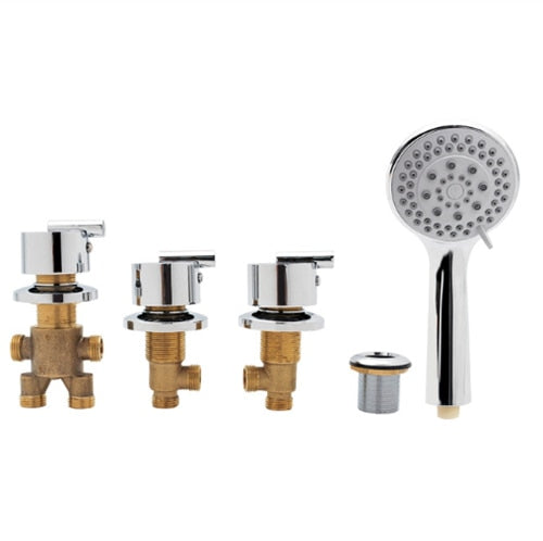 Vagsure Hot and Cold Water Copper Massage Bathtub Faucet Bathroom Shower Cabin Faucet Mixer Shower Room Mixing Valve Tap