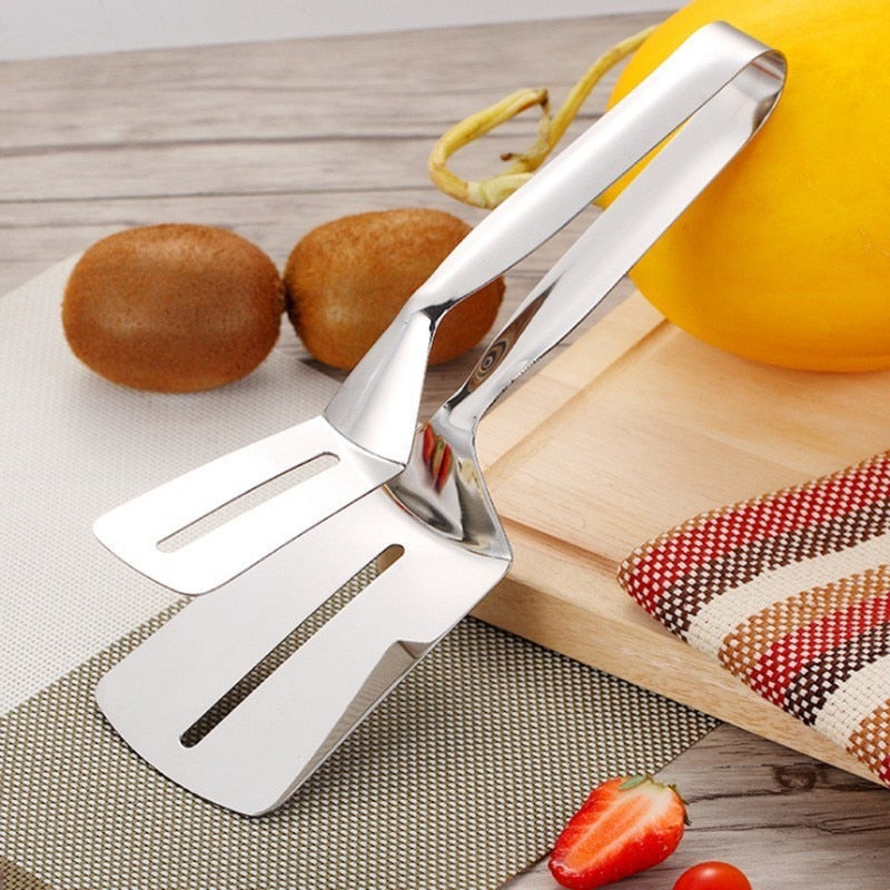 Kitchen accessories Stainless Fried Steak Shovel Barbecue Tongs Fish Shovel BBQ Clamp utensils Bread meat clip gadget spatula