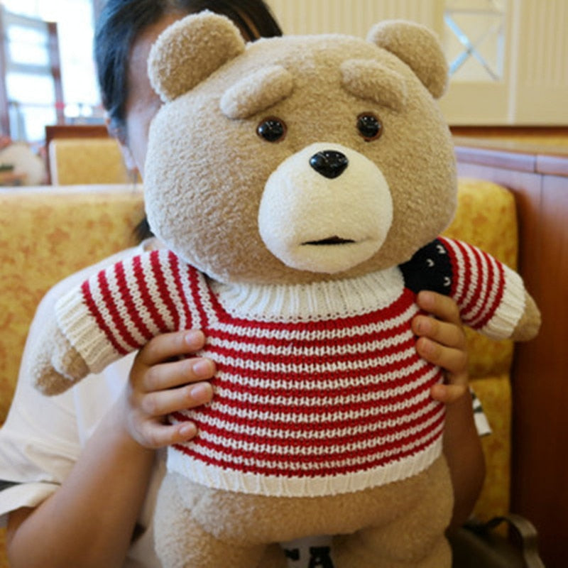 8 styles Movie Teddy Bear Ted 2 Plush Toys In Apron Soft Stuffed Animals Plush 45cm A birthday present for a good friend