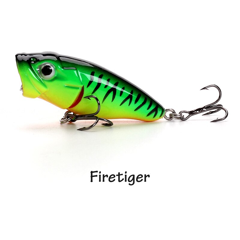 Banshee 45mm 3.3g Mini Popper Fishing Lure Hard Bait Artificial Poper Topwater Bass Trout Pike Fishing Crankbait Crank Wobbler