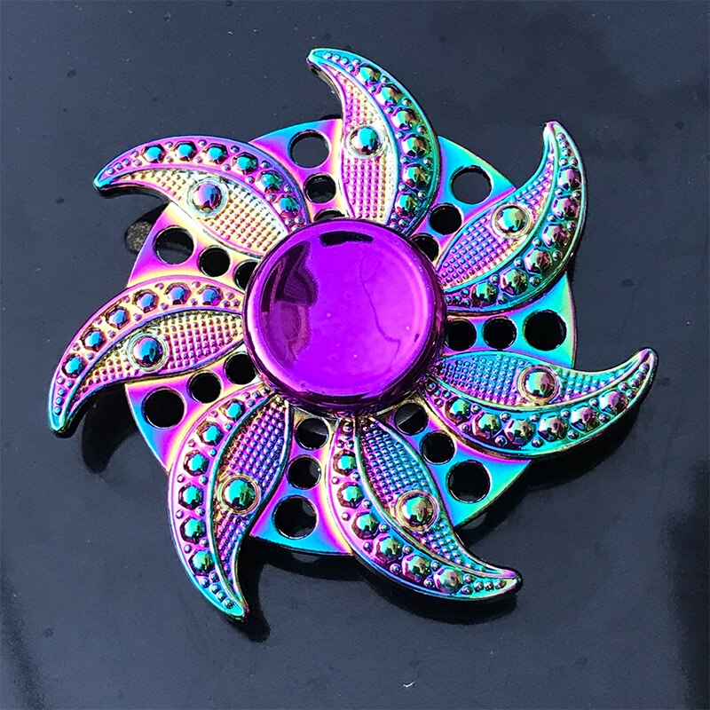 Hand Spinner Office Man Round Gyro Anxiety Relief Stress EDC Focus Finger Toys for Children Spinners