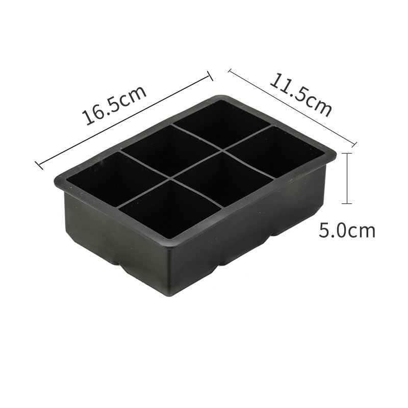 15 Cavity Silicone Ice Tray Ball Maker Form Frozen Mold Ice Cube Popsicle Maker Kitchen Moulds Black