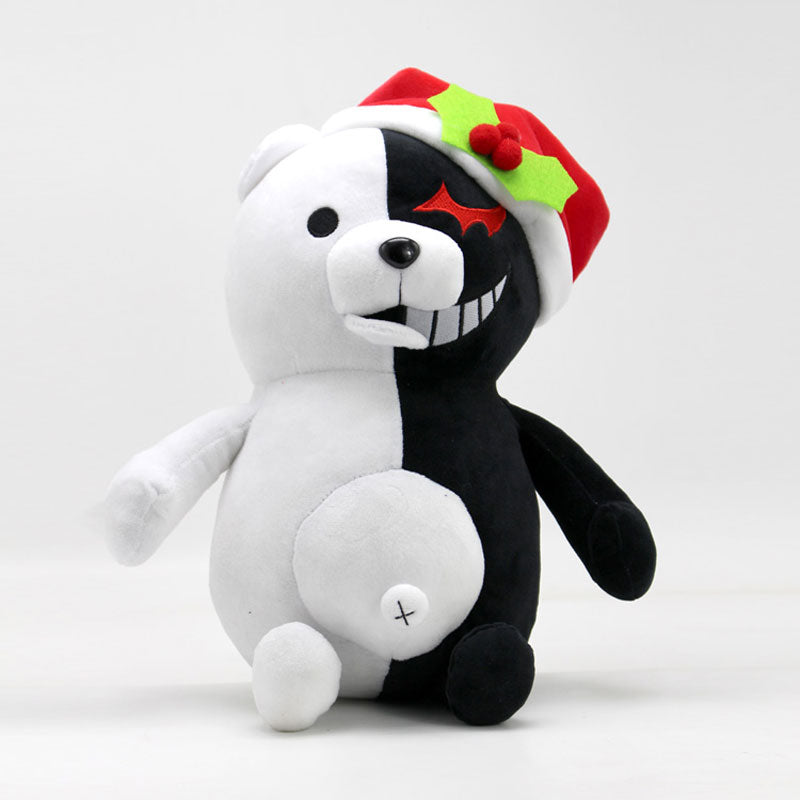 Dangan Ronpa Super Danganronpa 2 Monokuma Black & White Bear Plush Toy Soft Stuffed Animal Dolls Birthday Gift for Children Kids