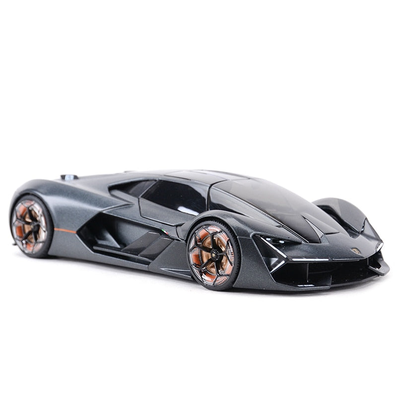 Bburago 1:24 Lamborghini Terzo Millennio Grey Static Die Cast Vehicles Collectible Model Car Toys