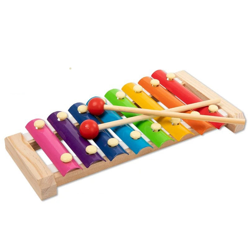 Montessori Baby Wooden Toys 3D Children's Educational Early  Learning  Wooden Rainbow Building Blocks Toys For Children Kid Gift