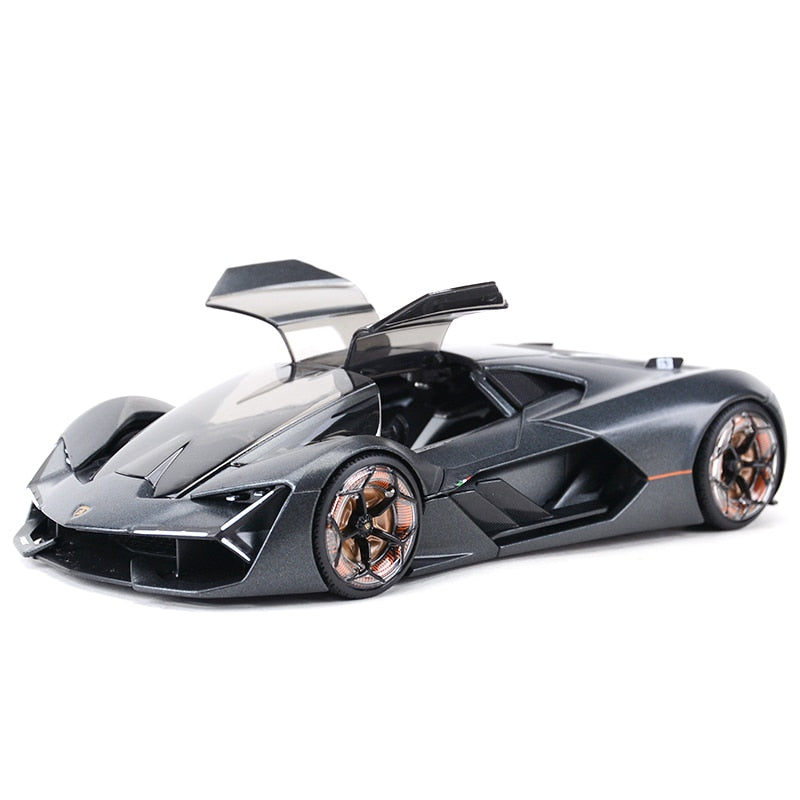 Bburago 1:24 Lamborghini Terzo Millennio Grey Static Die Cast Vehicles Collectible Model Car Toys