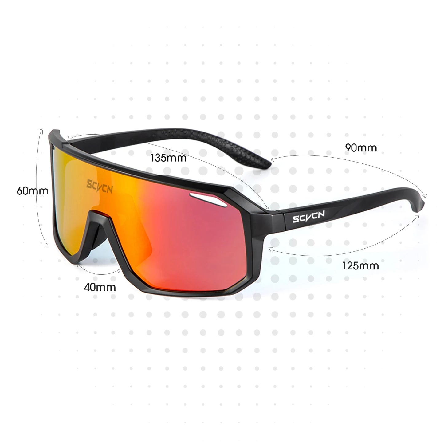 SCVCN Cycling Glasses Bike Sunglasses Men UV400 Eyewear Sports MTB Outdoor Goggles Bicycle Women Sunglasses Multi Color Riding