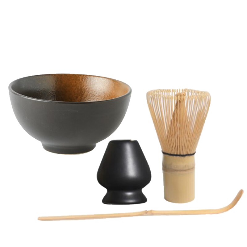 4pcs chinese Matcha Set Safe Bamboo Whisk Teaspoon Tea Sets Indoor Beverage Shop Tea-making Tools Accessories business gift 2022