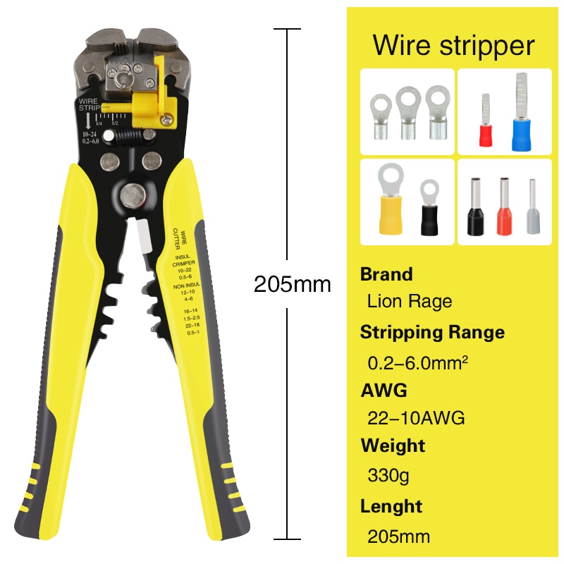 Wire Stripper Tools Multitool Pliers Automatic Stripping Cutter Cable Wire Crimping Electrician Repair Tools