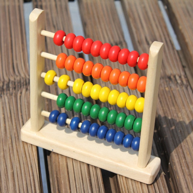 Baby Toys 2 Years Educational Math Puzzle Bead Wire Maze Roller Coaster Abacus For Kids Toddler Toys