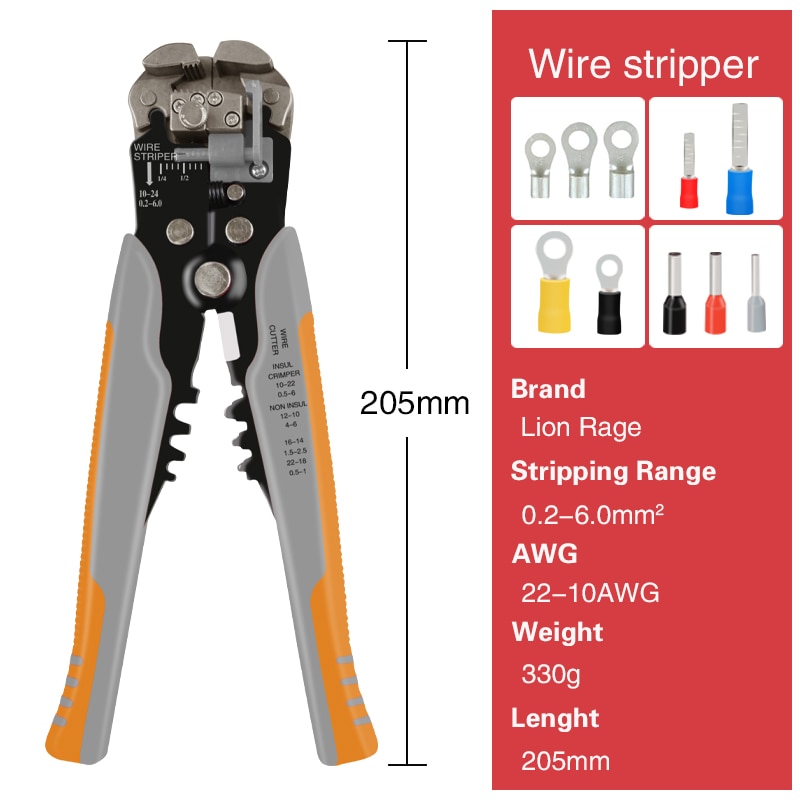 Wire Stripper Tools Multitool Pliers Automatic Stripping Cutter Cable Wire Crimping Electrician Repair Tools