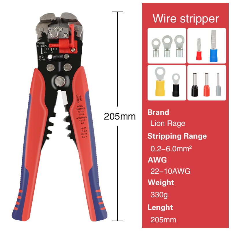 Wire Stripper Tools Multitool Pliers Automatic Stripping Cutter Cable Wire Crimping Electrician Repair Tools