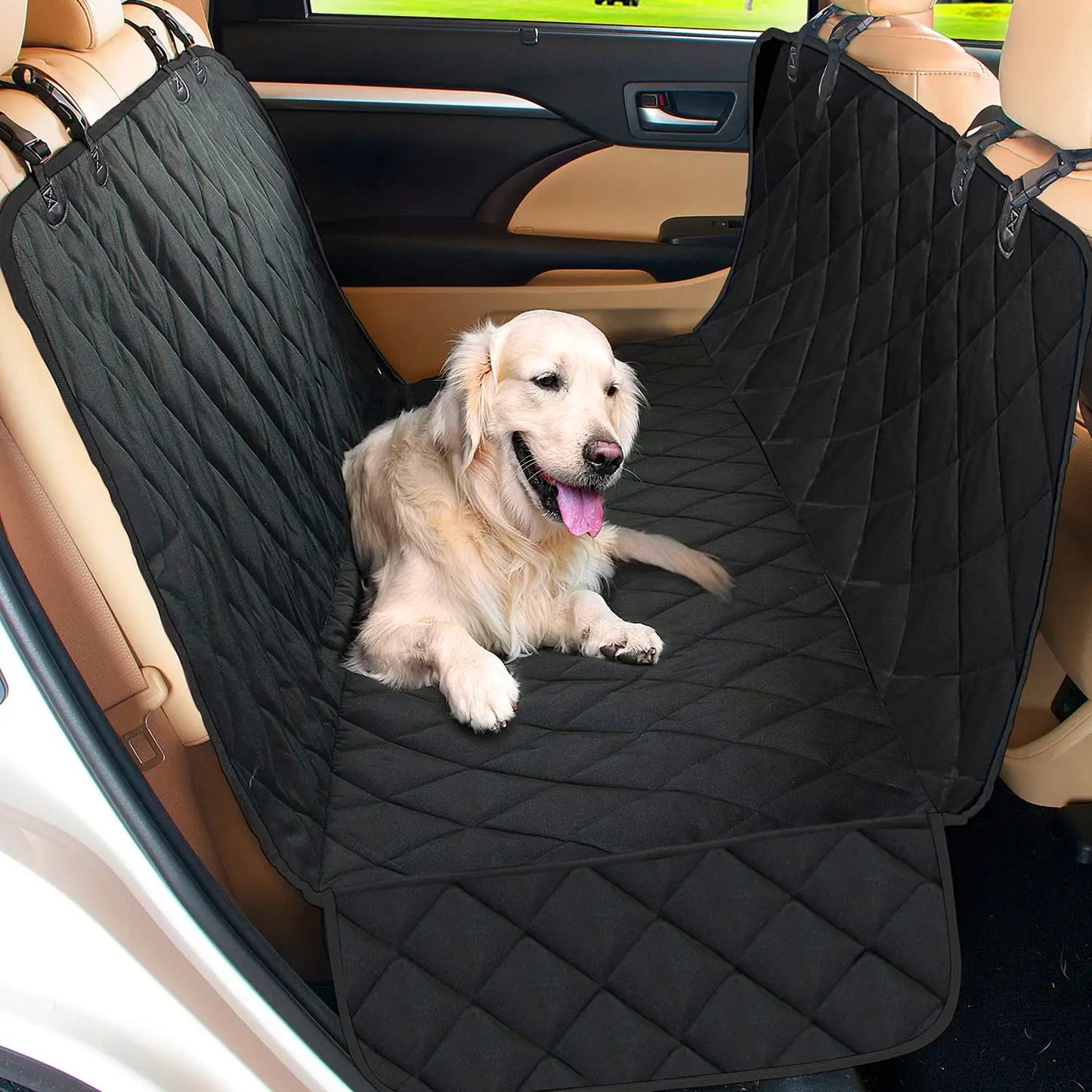 Dog Car Seat Cover for Car Rear Back Seat Waterproof Pet Dog Travel Mat Pet Cat Dog Carrier Dog Car Hammock Cushion Protector