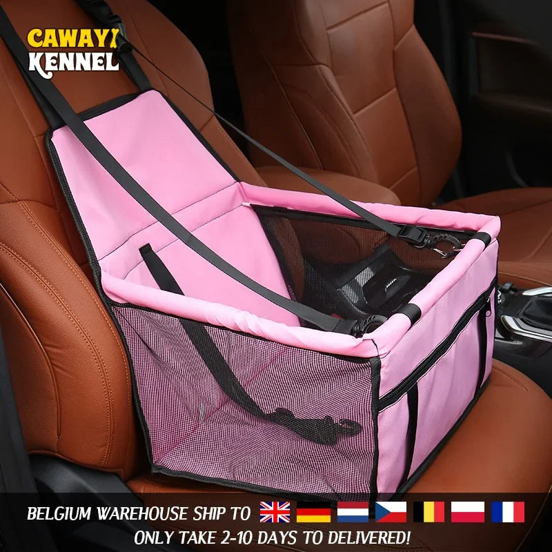 Premium Durable Pet Car Seat Cover with Carrier Bag