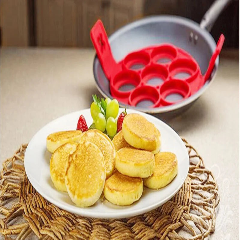 Nonstick Pancake Maker Silicone Egg Ring Maker Kitchen Perfect Pancakes Easy Flip Breakfast Omelette Tools Pancake Mold