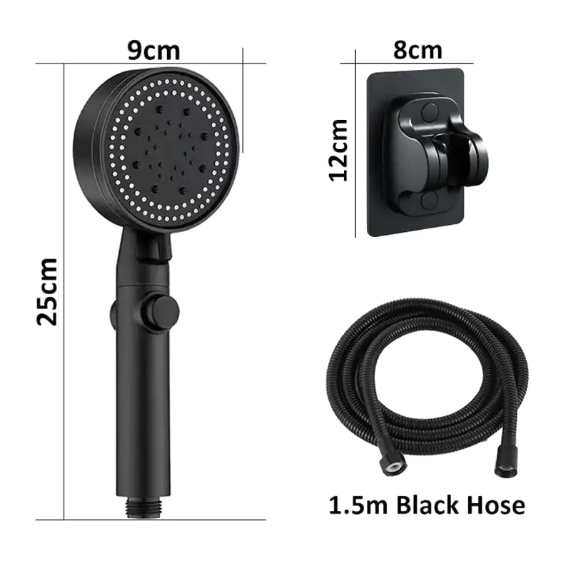 5 Setting Adjustable Pressurized Shower Head