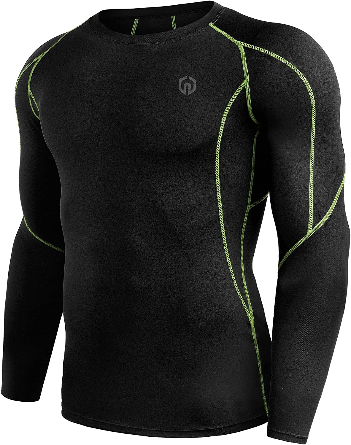 Men'S 3 Pack Dry Fit Long Sleeve Compression Shirts Workout Running Shirts