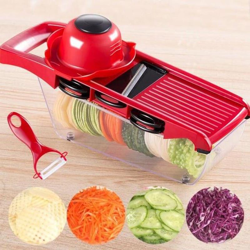 Manual Vegetable Cutter Slicer Kitchen Accessories Multifunctional round Mandoline Slicer Potato Cheese Kitchen Gadgets