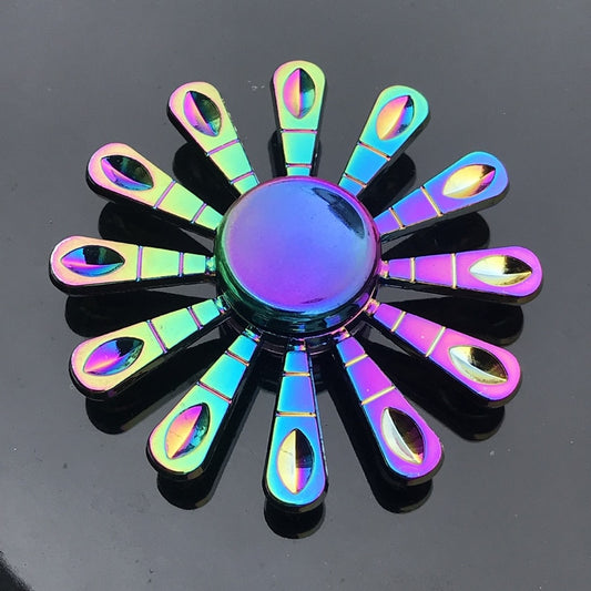 Hand Spinner Office Man Round Gyro Anxiety Relief Stress EDC Focus Finger Toys for Children Spinners