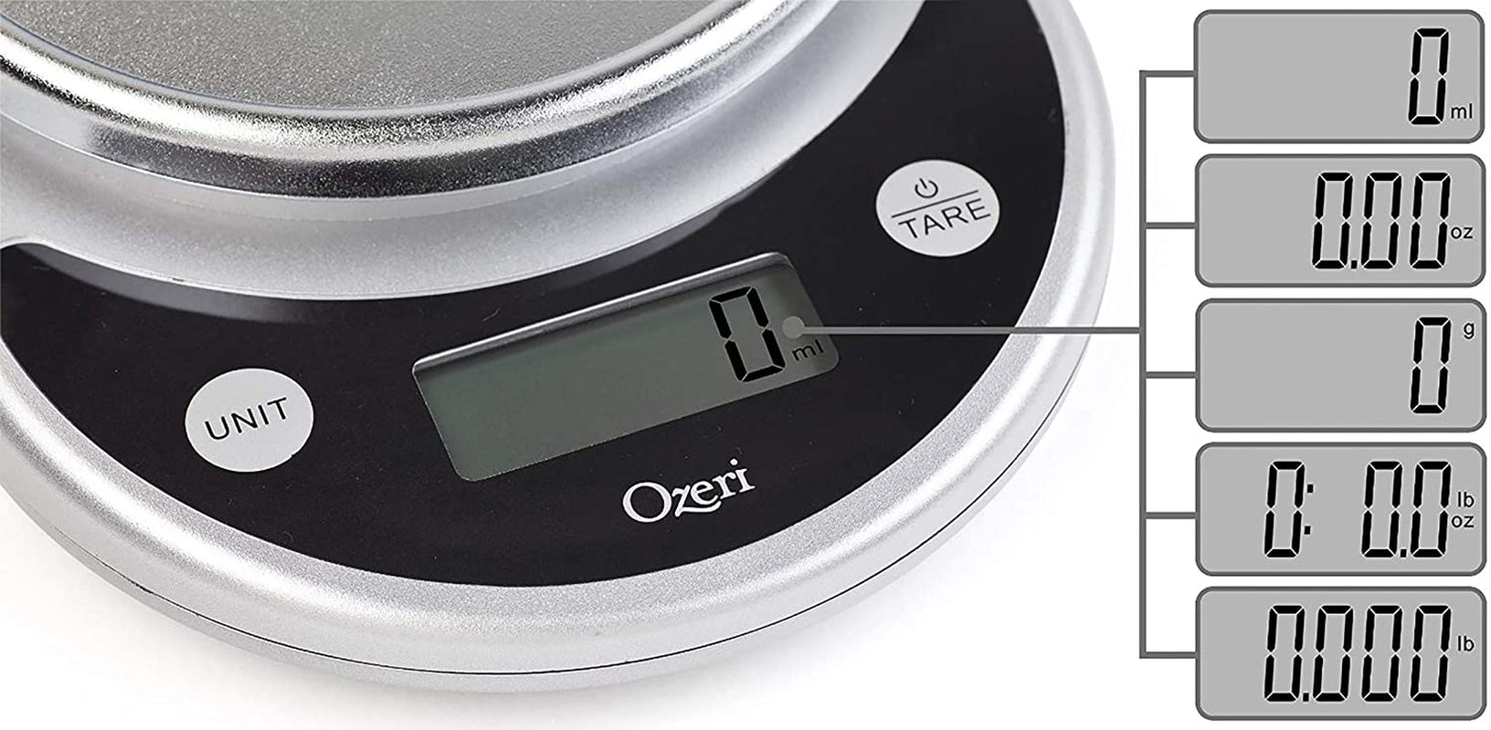 Pronto Digital Multifunction Kitchen and Food Scale, Original, 8.25