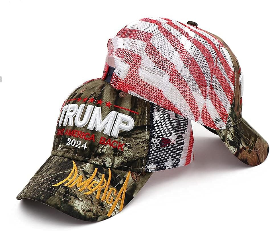 Trump 2024 Hat Donald Trump Hat Take America Back MAGA USA Embroidery Adjustable Baseball Cap