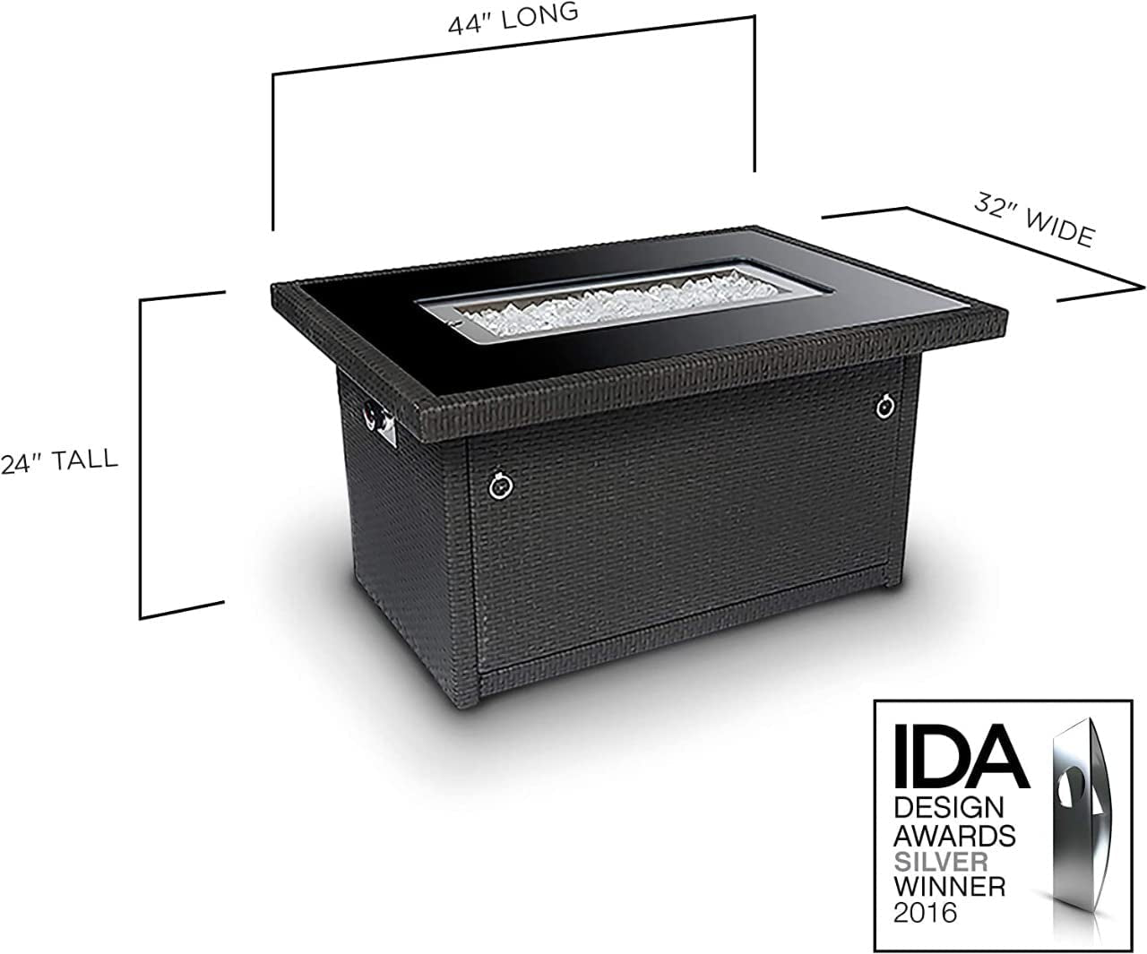 Series 403-Slate Grey Fire Table, Slate Grey/50,000 BTU